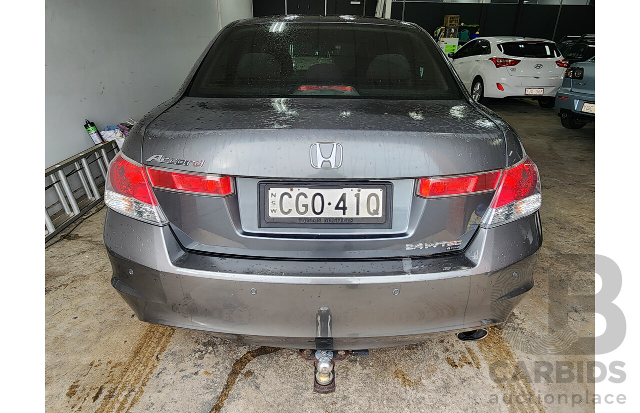 8/2010 Honda Accord VTi 50 MY10 4d Sedan Grey 2.4L