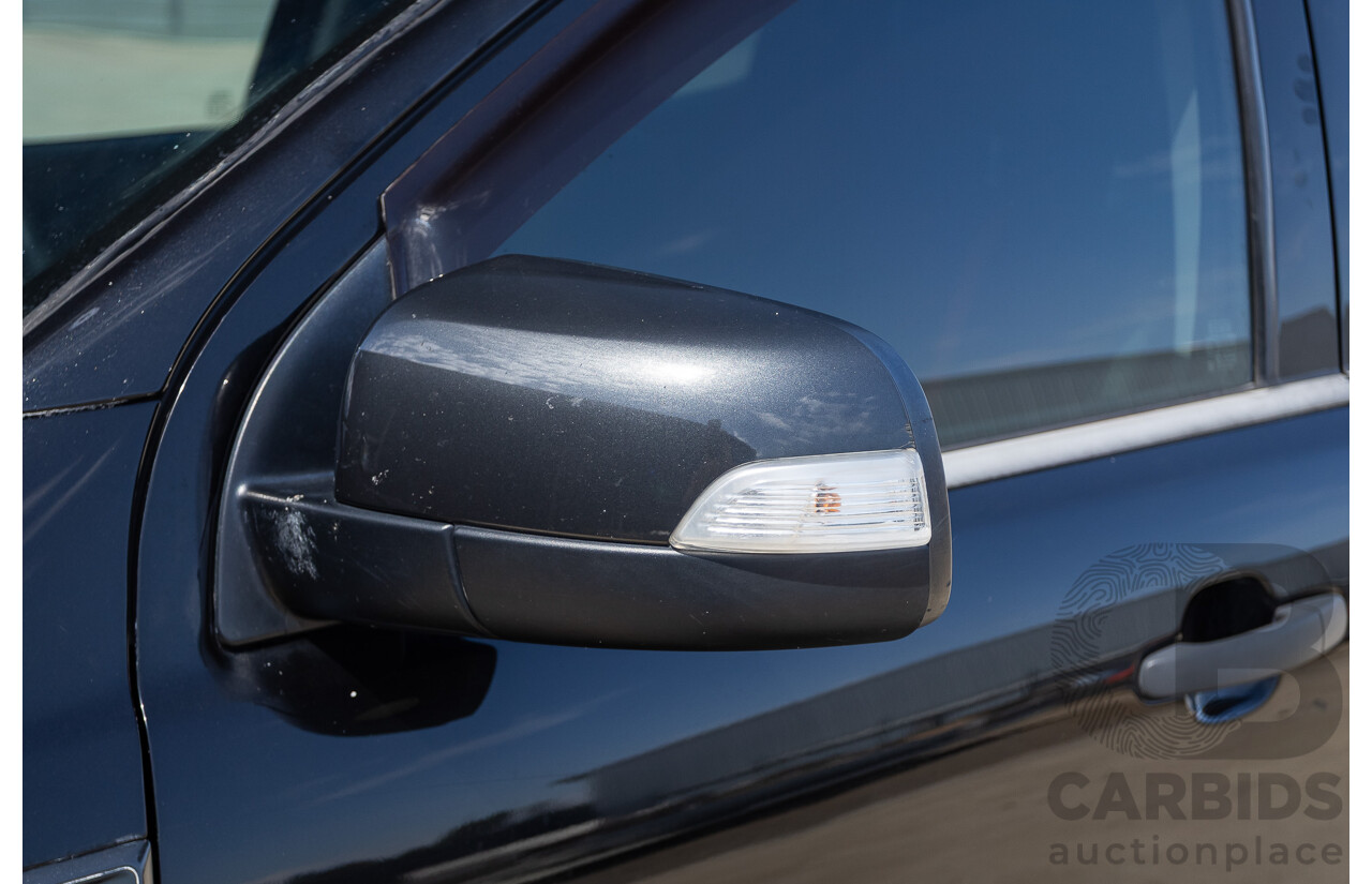 05/2015 Ford Ranger Wildtrak 3.2 (4x4) PX Crew Cab Utility Mica Black Metallic Turbo Diesel 3.2L