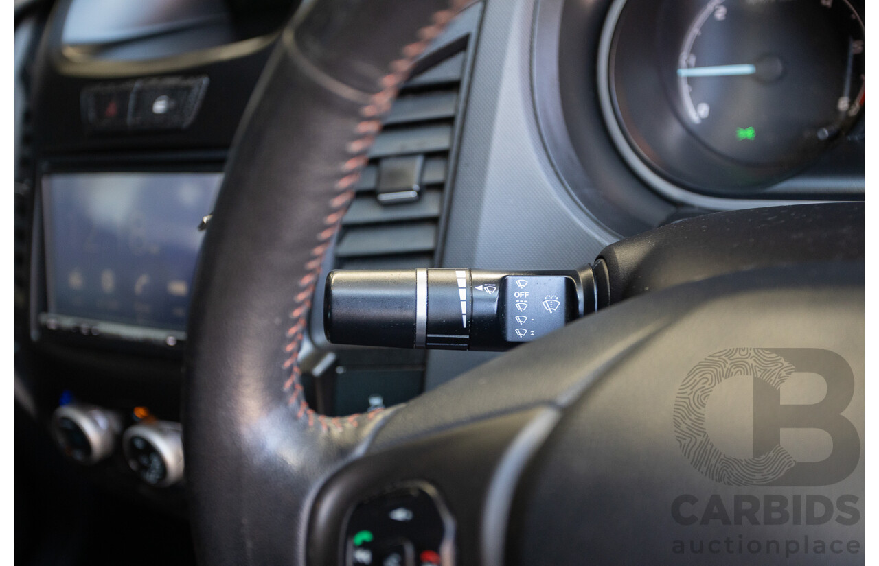 05/2015 Ford Ranger Wildtrak 3.2 (4x4) PX Crew Cab Utility Mica Black Metallic Turbo Diesel 3.2L