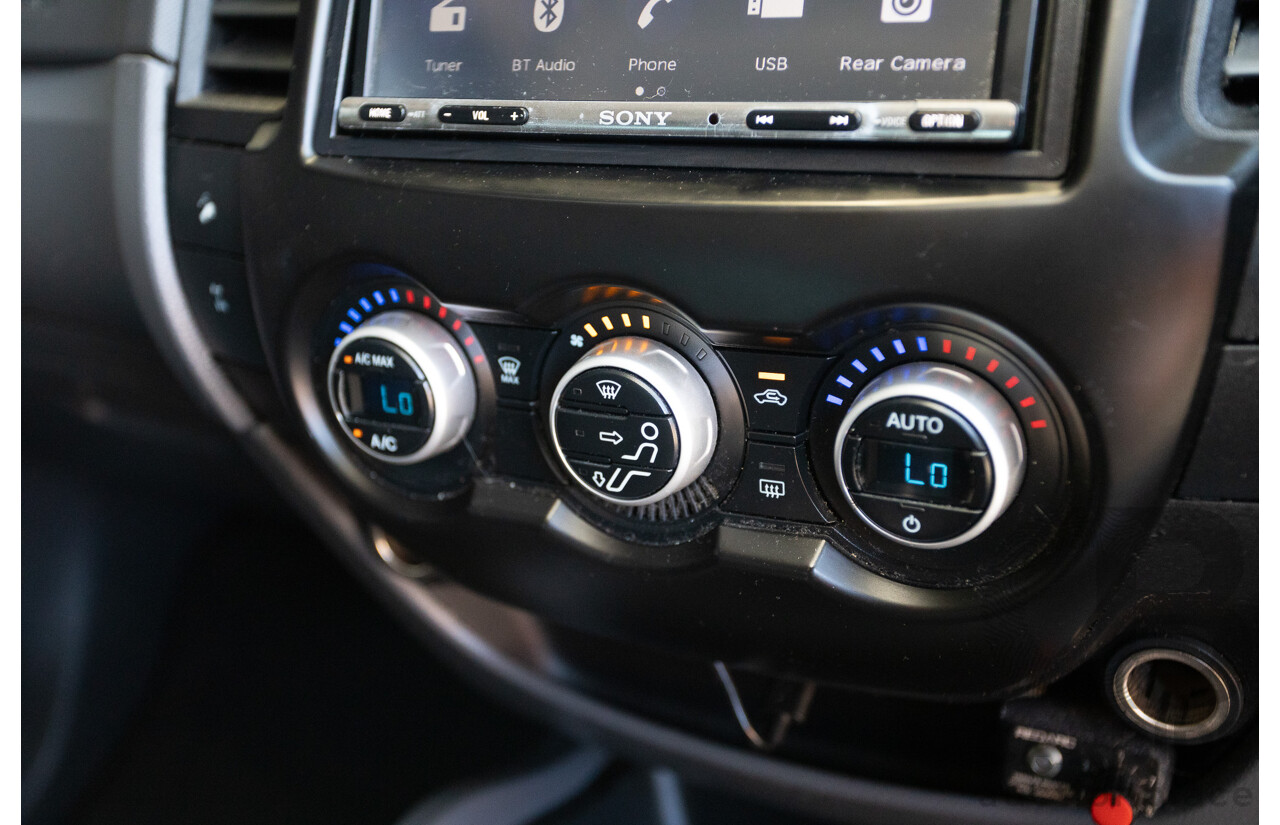 05/2015 Ford Ranger Wildtrak 3.2 (4x4) PX Crew Cab Utility Mica Black Metallic Turbo Diesel 3.2L