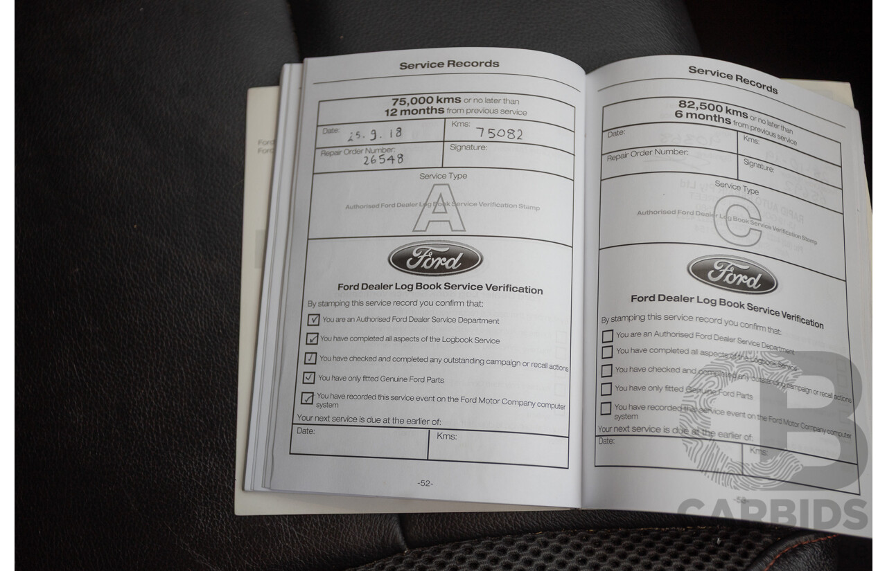 05/2015 Ford Ranger Wildtrak 3.2 (4x4) PX Crew Cab Utility Mica Black Metallic Turbo Diesel 3.2L