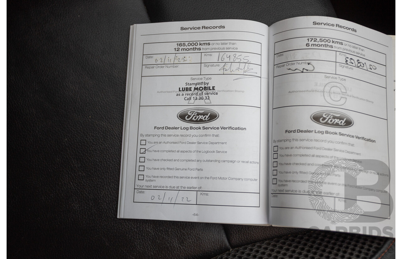 05/2015 Ford Ranger Wildtrak 3.2 (4x4) PX Crew Cab Utility Mica Black Metallic Turbo Diesel 3.2L