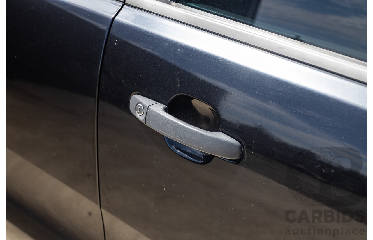 05/2015 Ford Ranger Wildtrak 3.2 (4x4) PX Crew Cab Utility Mica Black Metallic Turbo Diesel 3.2L