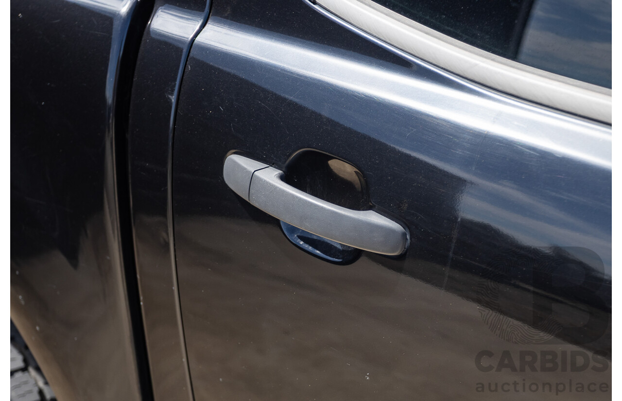 05/2015 Ford Ranger Wildtrak 3.2 (4x4) PX Crew Cab Utility Mica Black Metallic Turbo Diesel 3.2L