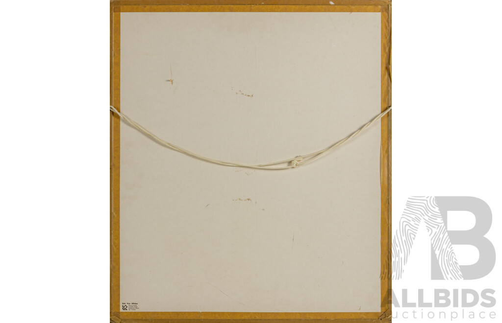 Peter Adsett, (20th Century, New Zealand-Born Australian, 1959-), Paris '84, Original Screenprint, 64 x 56 cm (frame)