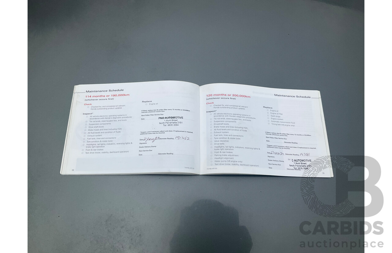 7/2008 Honda Accord V6 Luxury 50 4d Sedan Polished Metal Metallic V6 3.5L