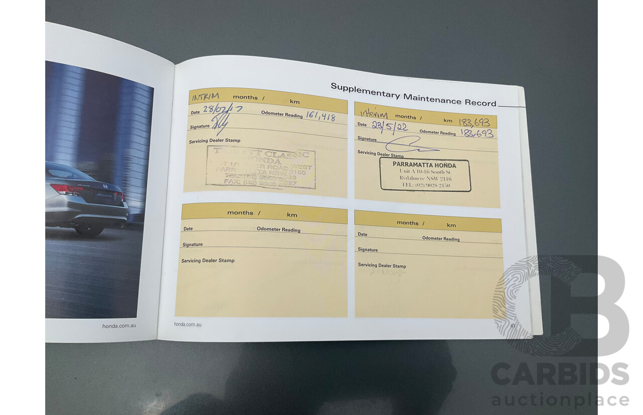 7/2008 Honda Accord V6 Luxury 50 4d Sedan Polished Metal Metallic V6 3.5L