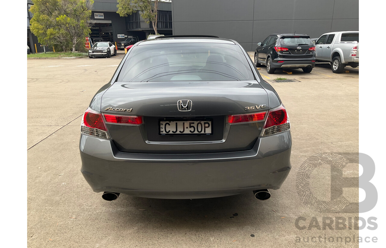 7/2008 Honda Accord V6 Luxury 50 4d Sedan Polished Metal Metallic V6 3.5L
