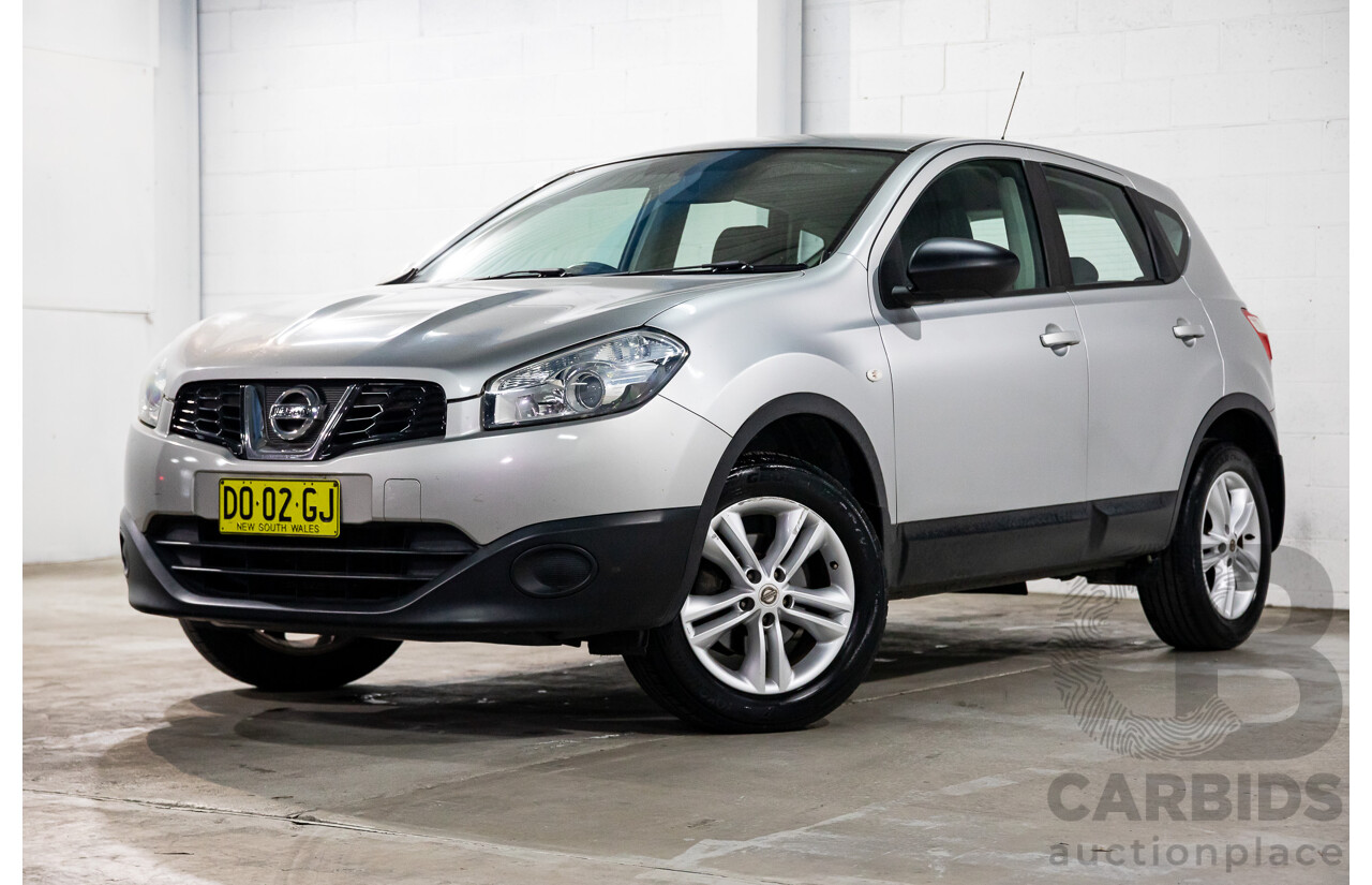 4/2013 Nissan Dualis ST (4x2) J10 MY13 4d Wagon Titanium Grey Metallic 2.0L