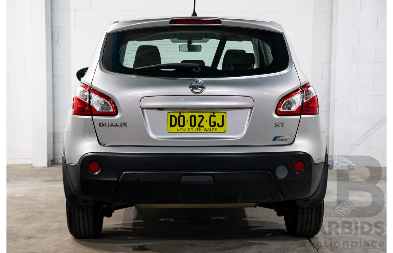4/2013 Nissan Dualis ST (4x2) J10 MY13 4d Wagon Titanium Grey Metallic 2.0L