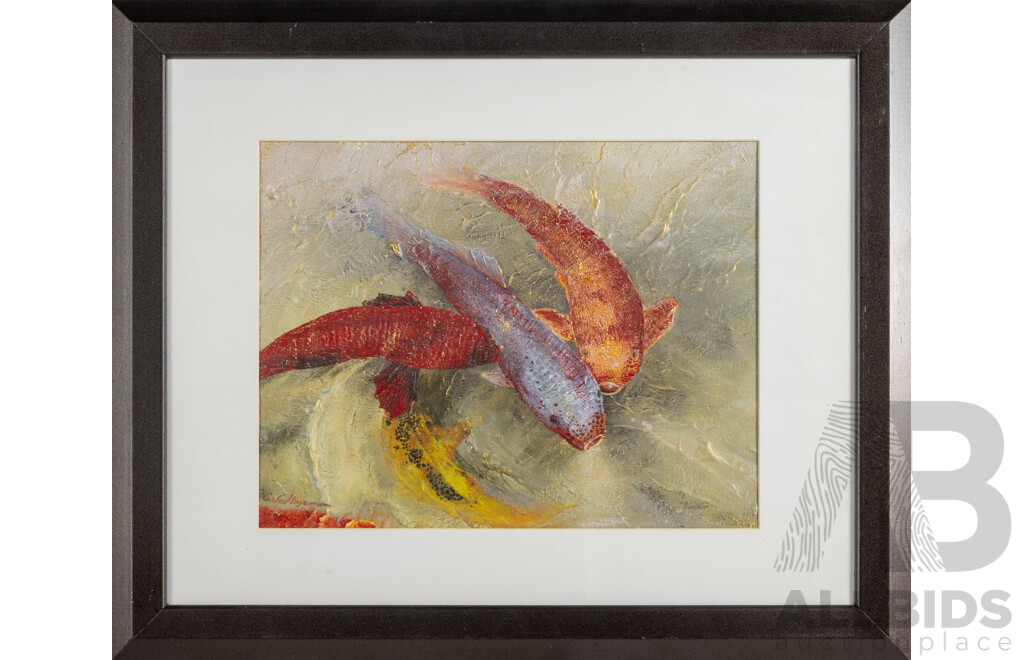 Carly Westbye, (20th Century, Australian), Serenity (2011), Original Acrylic on Canvas, 47 x 57 cm (frame)