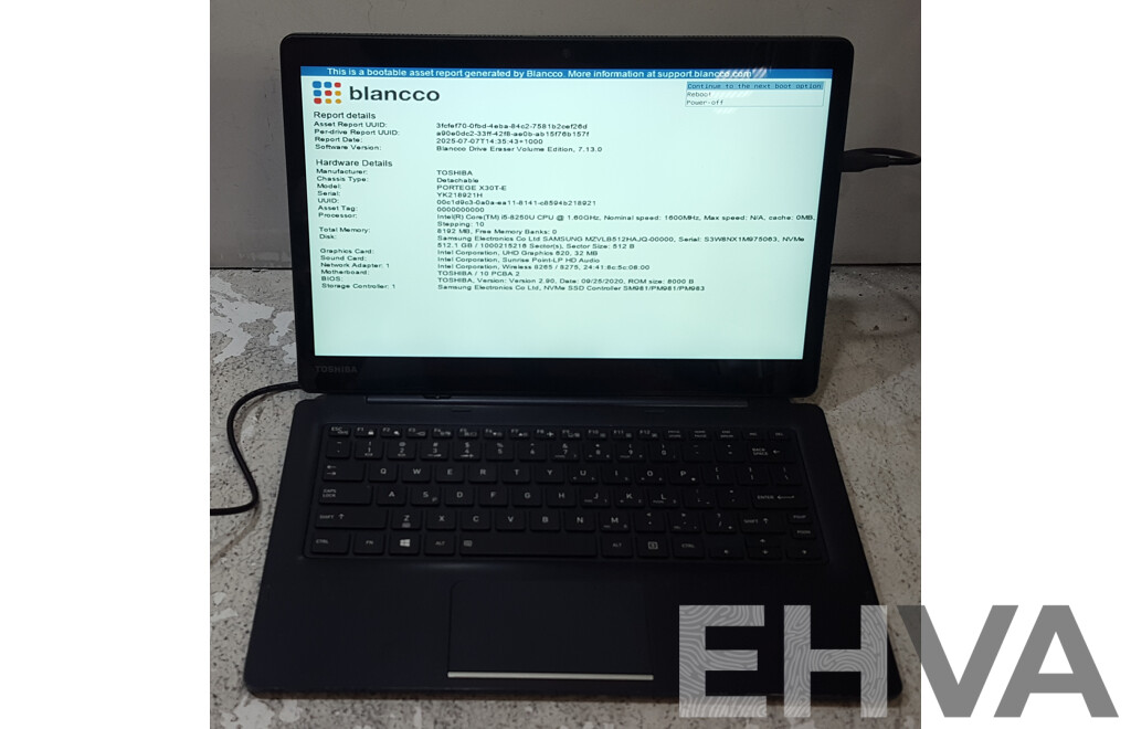 Toshiba Portege X30T-E Intel Core i5 (8250U) 1.60GHz-3.40GHz 4-Core CPU 13.3-Inch Touchscreen Detachable Laptop