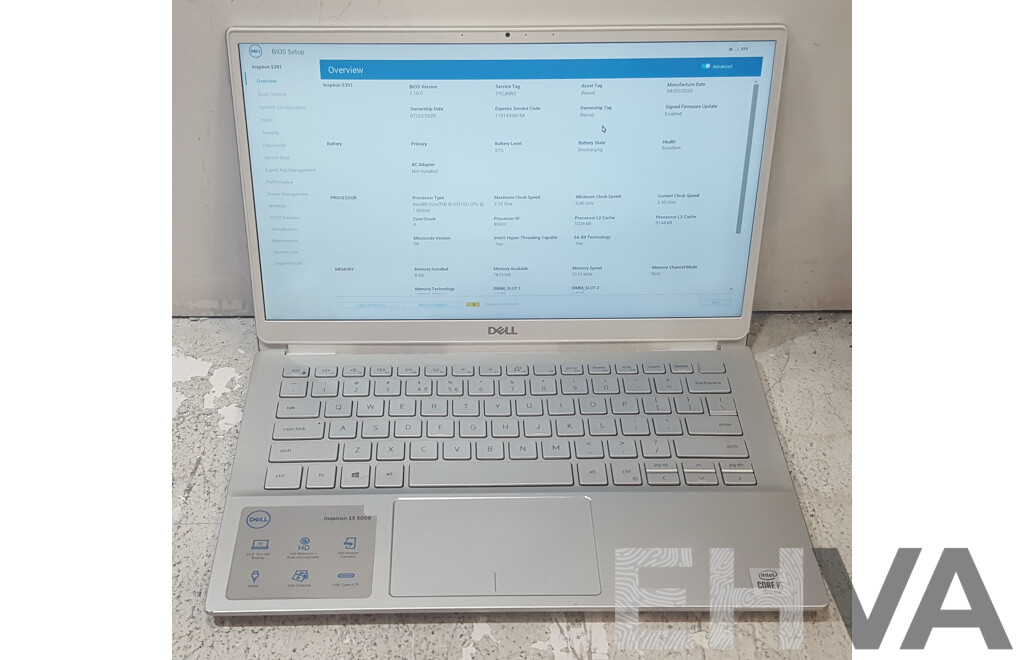 Dell Inspiron 5391 10th Gen Intel Core i5 (10210U) 1.60GHz-4.20GHz 4-Core CPU 13.3-Inch FHD Laptop