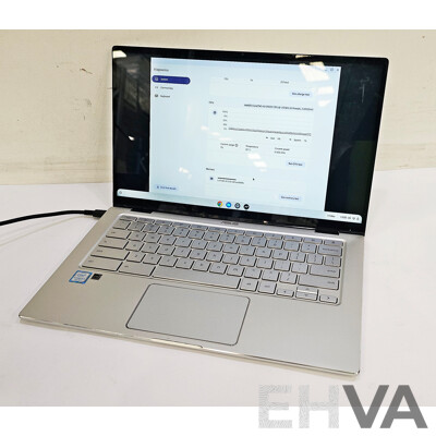 Asus (C545TA) Flip Intel Core M3 (8100Y) 1.10GHz-3.40GHz 2-Core CPU 14-Inch Chromebook