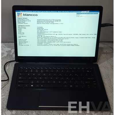 Toshiba Portege X30T-E Intel Core i5 (8250U) 1.60GHz-3.40GHz 4-Core CPU 13.3-Inch Touchscreen Detachable Laptop