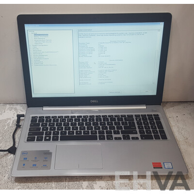 Dell Inspiron 5570 Intel Core i5 (8250U) 1.60GHz-3.40GHz 4-Core CPU 15.6-Inch FHD Laptop
