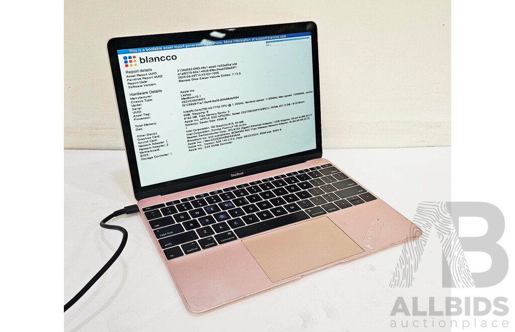 Apple (A1534) Intel Core M3-7Y32 CPU 1.2GHz - 3GHz Dual-Core CPU 12-Inch MacBook