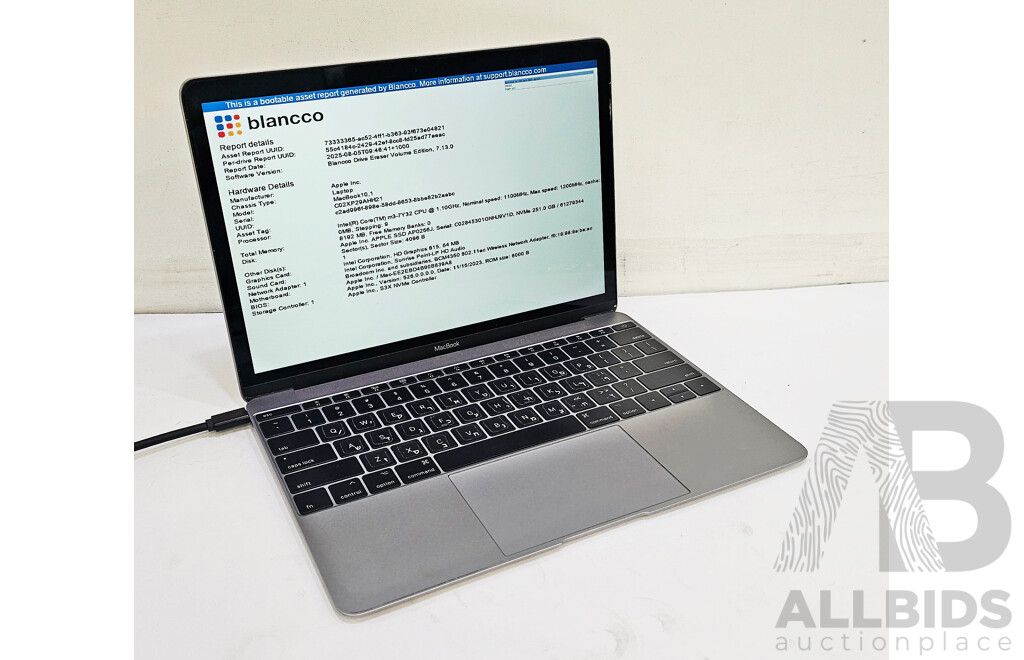Apple (A1534) Intel Core M3-7Y32 CPU 1.2GHz - 3GHz Dual-Core CPU 12-Inch MacBook