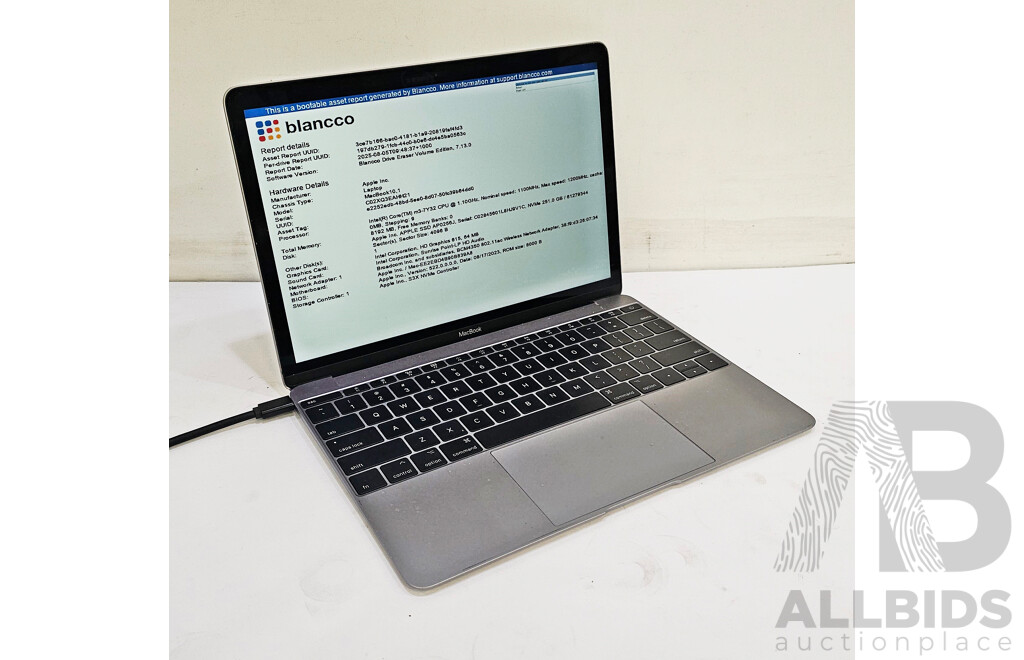 Apple (A1534) Intel Core M3-7Y32 CPU 1.2GHz - 3GHz Dual-Core CPU 12-Inch MacBook