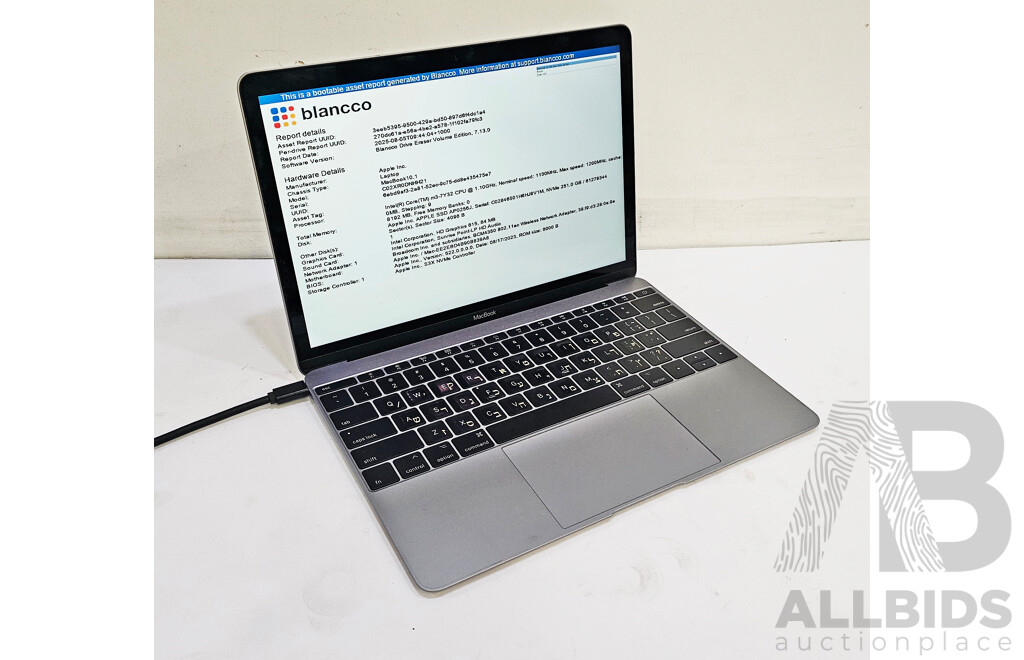 Apple (A1534) Intel Core M3-7Y32 CPU 1.2GHz - 3GHz Dual-Core CPU 12-Inch MacBook
