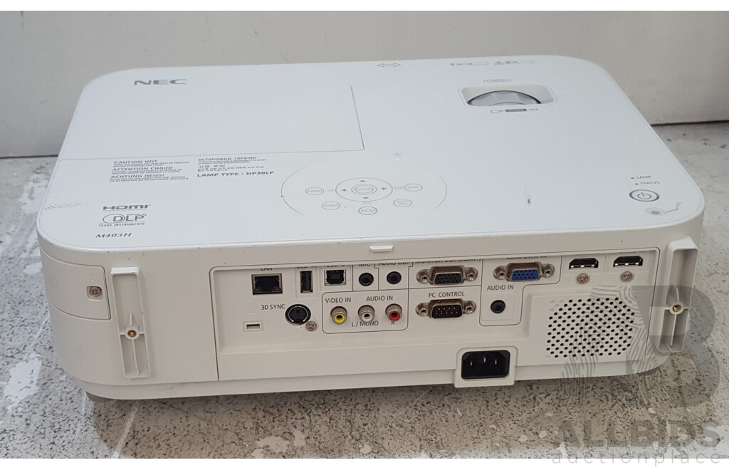 NEC (M403H) Full HD (1080p) DLP Projector