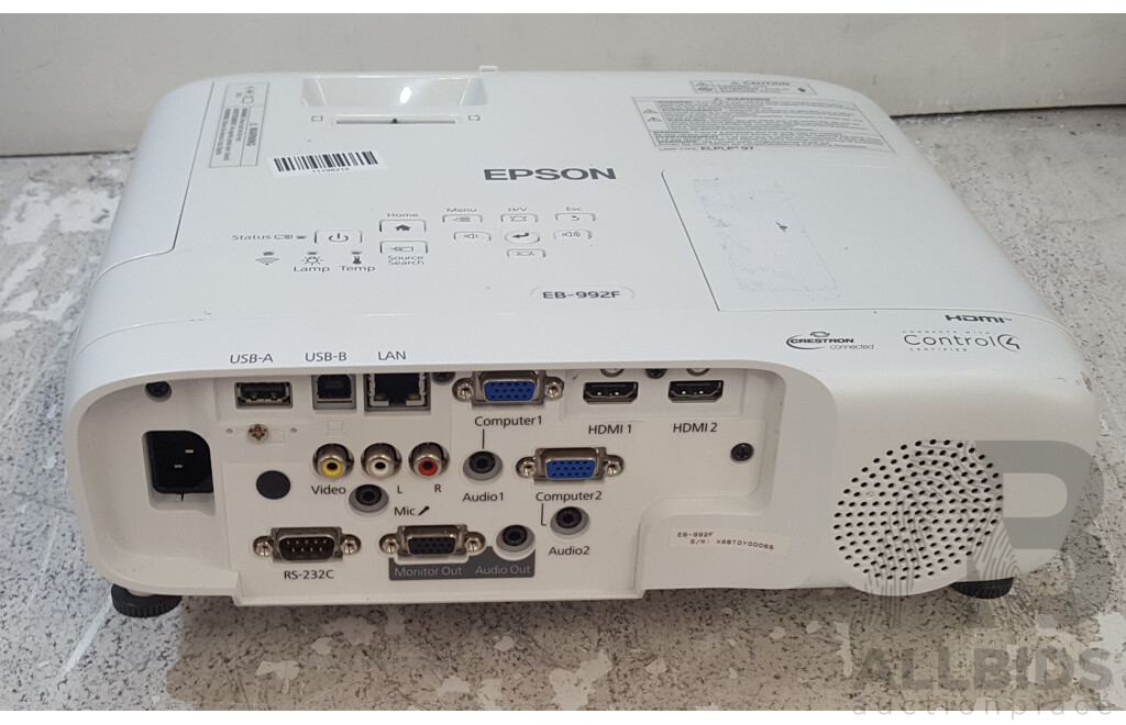 Epson (EB-992F) Full HD (1080p) 3LCD Projector