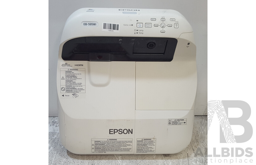 Epson (EB-595Wi) WXGA 3LCD Projector