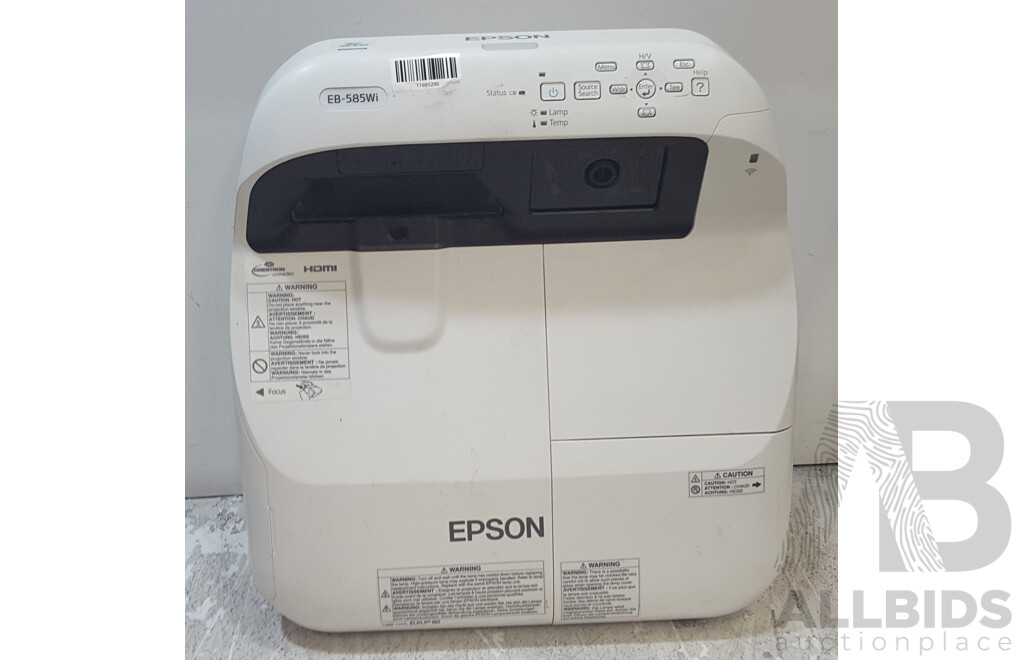 Epson (EB-585Wi) WXGA 3LCD Projector