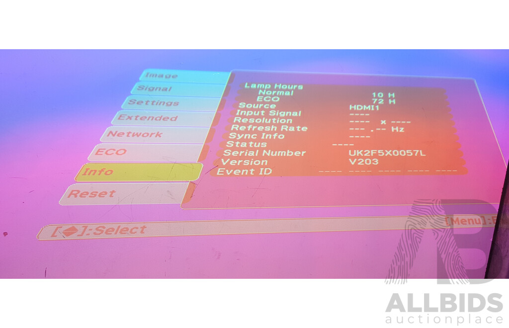 Epson (EB-575W) WXGA 3LCD Projector