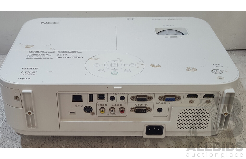 NEC (M403H) Full HD (1080p) DLP Projector