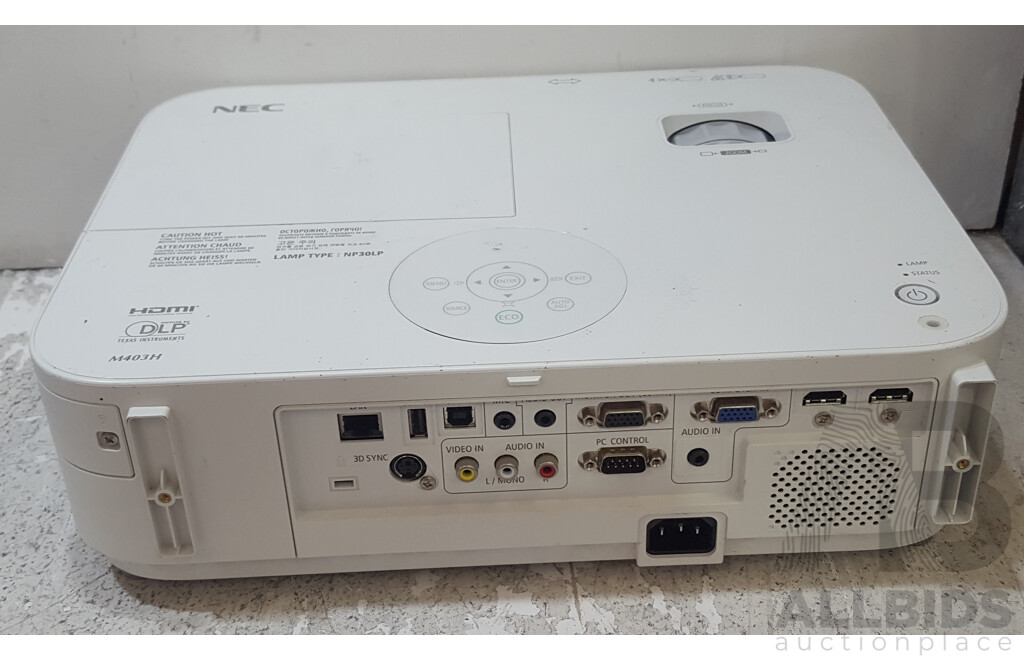 NEC (M403H) Full HD (1080p) DLP Projector