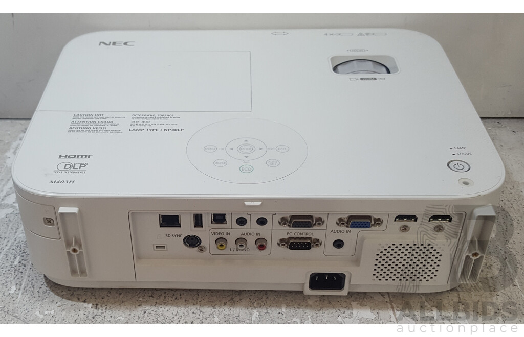 NEC (M403H) Full HD (1080p) DLP Projector