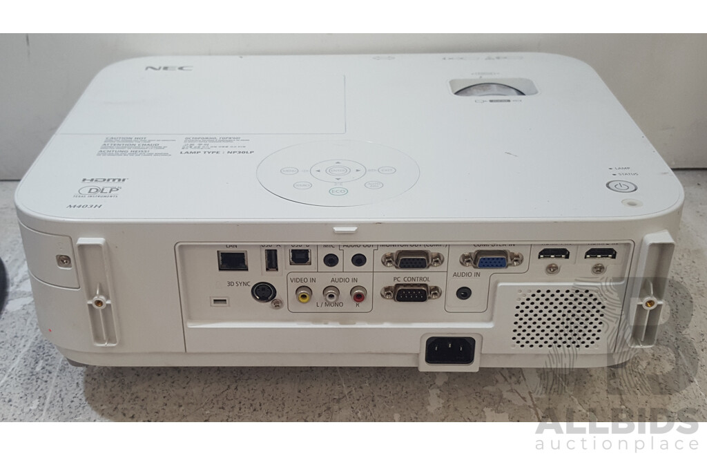NEC (M403H) Full HD (1080p) DLP Projector