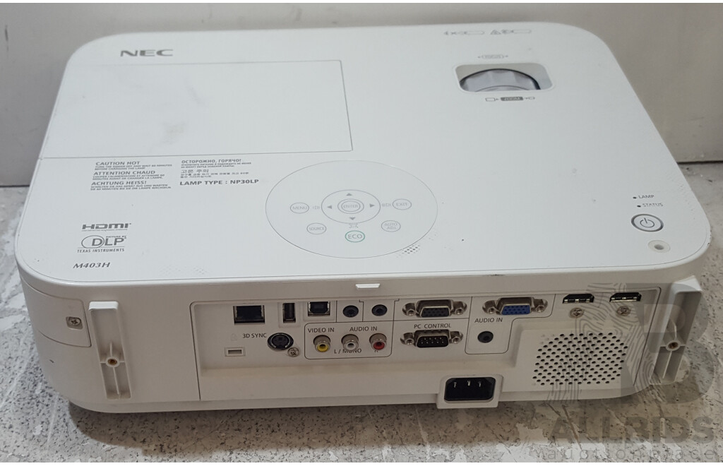 NEC (M403H) Full HD (1080p) DLP Projector