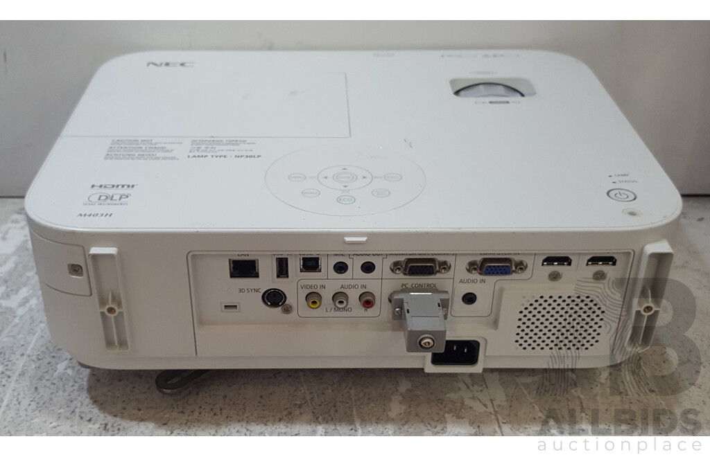 NEC (M403H) Full HD (1080p) DLP Projector