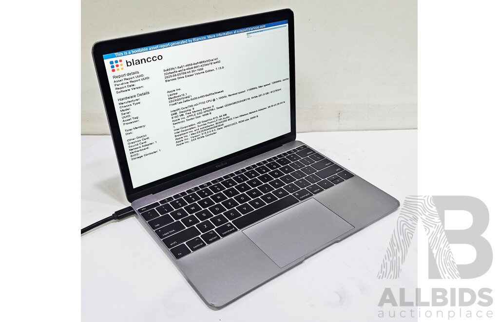 Apple (A1534) Intel Core M3-7Y32 CPU 1.2GHz - 3GHz Dual-Core CPU 12-Inch MacBook