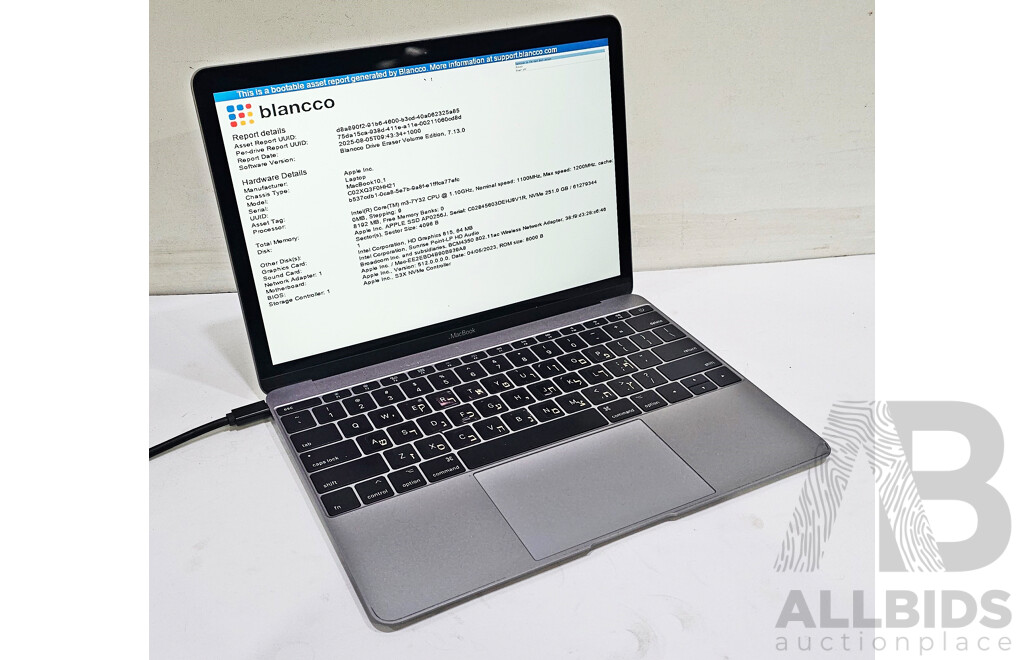 Apple (A1534) Intel Core M3-7Y32 CPU 1.2GHz - 3GHz Dual-Core CPU 12-Inch MacBook