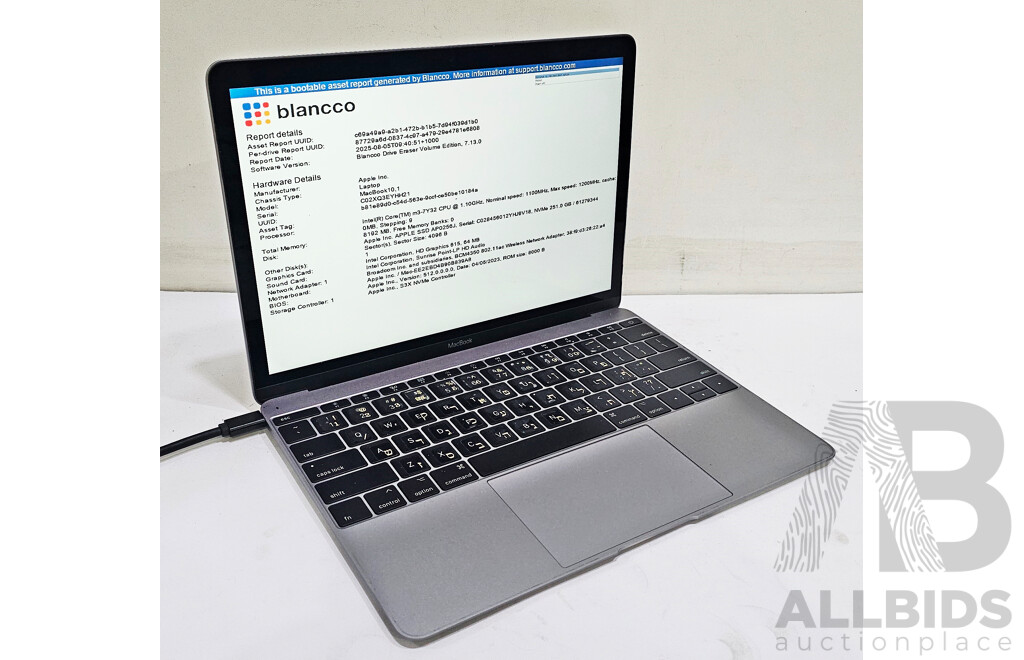 Apple (A1534) Intel Core M3-7Y32 CPU 1.2GHz - 3GHz Dual-Core CPU 12-Inch MacBook