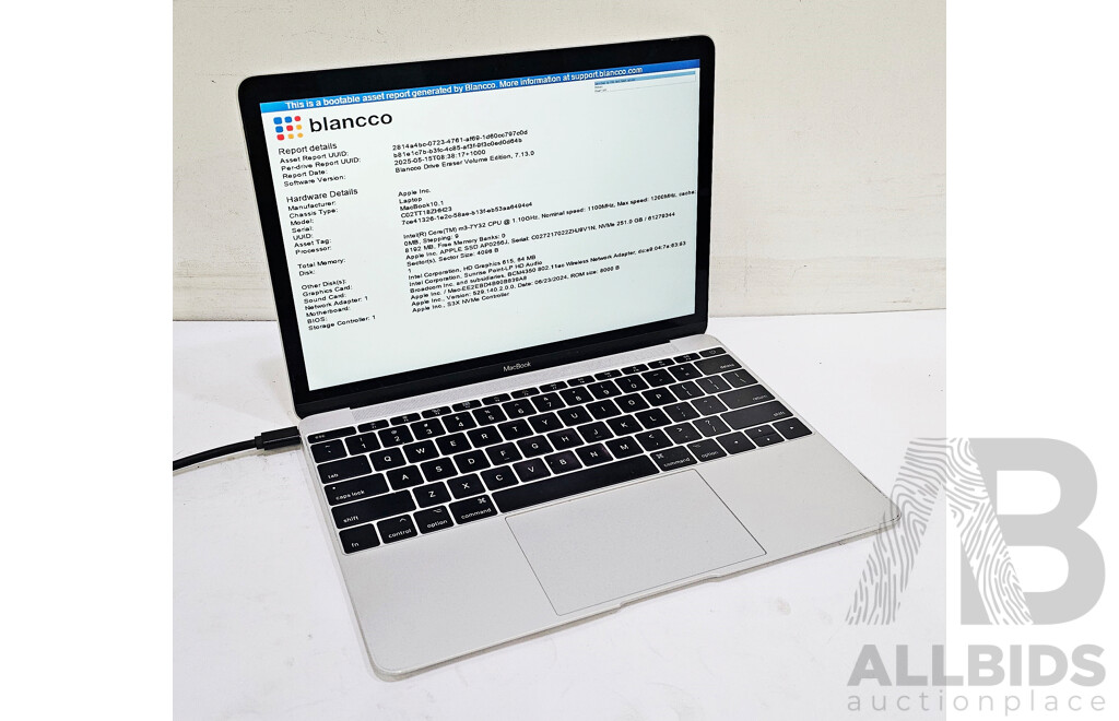 Apple (A1534) Intel Core M3-7Y32 CPU 1.2GHz - 3GHz Dual-Core CPU 12-Inch MacBook
