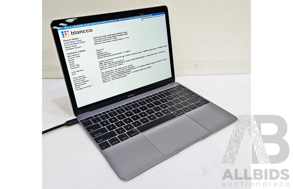 Apple (A1534) Intel Core I5-7Y54 1.2GHz - 3.2GHz Dual-Core CPU 12-Inch MacBook