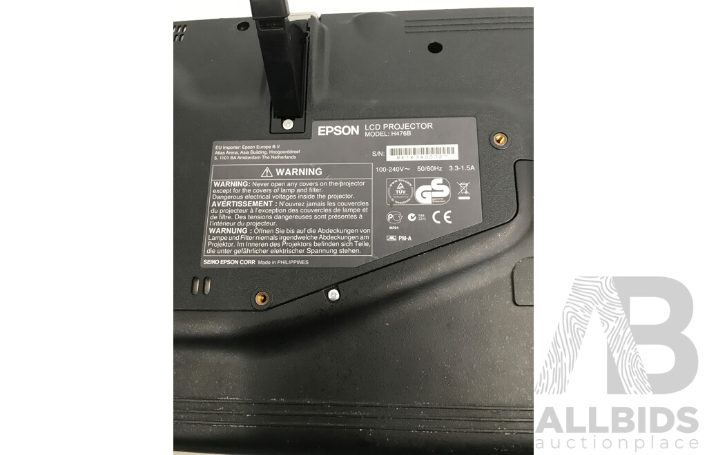 Epson (EB-1776W) LCD Ultra Portable Multimedia Projector