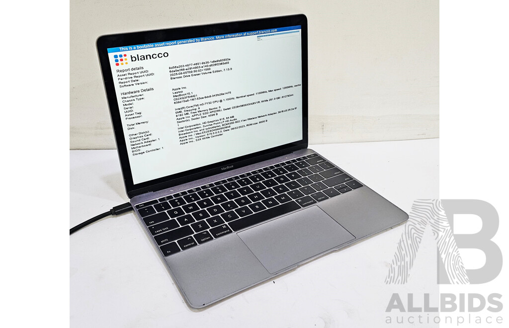 Apple (A1534) Intel Core M3-7Y32 CPU 1.2GHz - 3GHz Dual-Core CPU 12-Inch MacBook