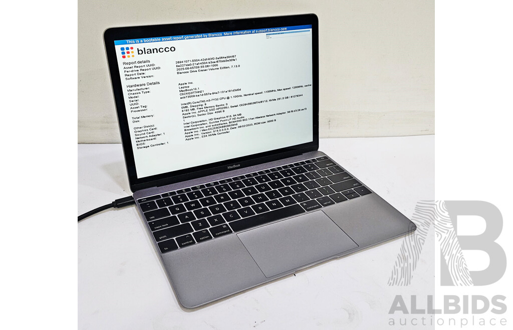 Apple (A1534) Intel Core M3-7Y32 CPU 1.2GHz - 3GHz Dual-Core CPU 12-Inch MacBook