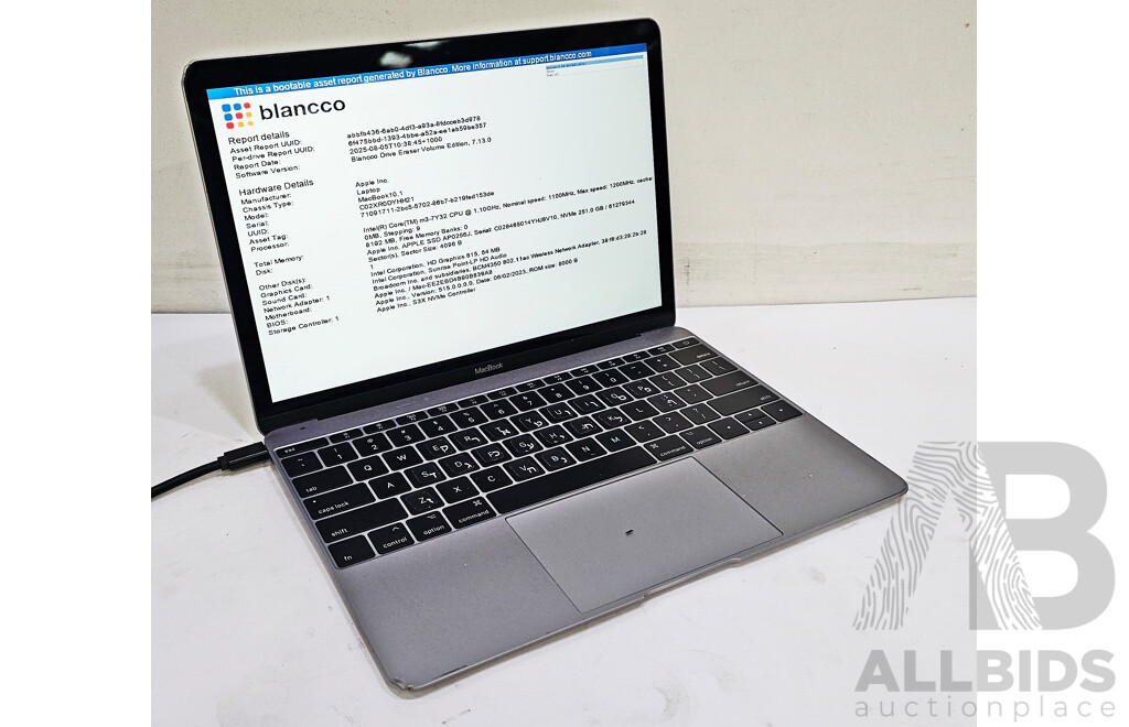 Apple (A1534) Intel Core M3-7Y32 CPU 1.2GHz - 3GHz Dual-Core CPU 12-Inch MacBook