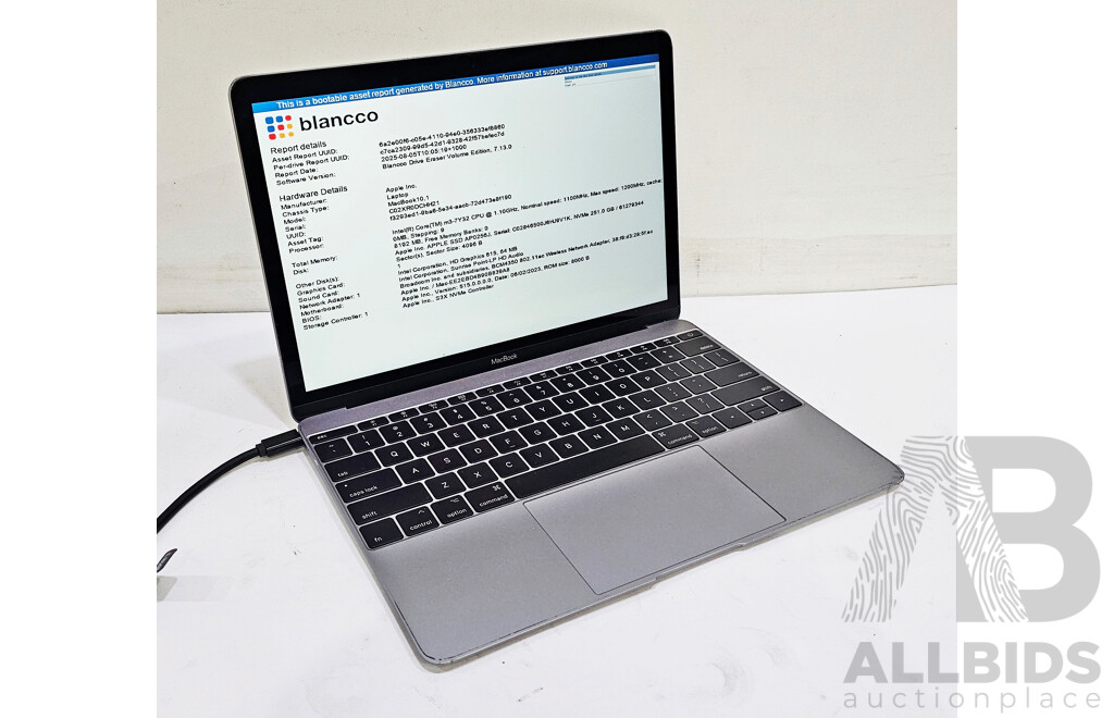 Apple (A1534) Intel Core M3-7Y32 CPU 1.2GHz - 3GHz Dual-Core CPU 12-Inch MacBook