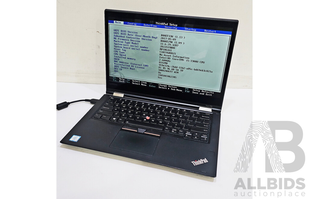Lenovo Thinkpad 370 Yoga Intel Core I5 (7300U) 2.60GHz-3.50GHz 2-Core CPU 13.3-Inch 2 in 1 Laptop