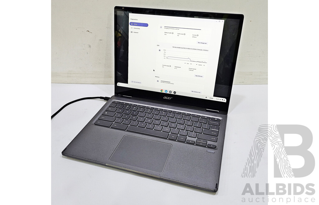 Acer (CP713-3w-31GL) Spin 713 11th Gen Intel Core I3 (1115G4) 1.70GHz-4.10GHz 2-Core CPU 13.5-Inch Chromebook