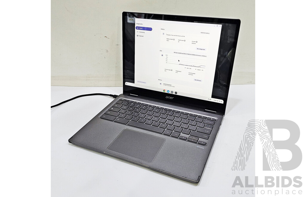 Acer (CP713-3w-31GL) Spin 713 11th Gen Intel Core I3 (1115G4) 1.70GHz-4.10GHz 2-Core CPU 13.5-Inch Chromebook