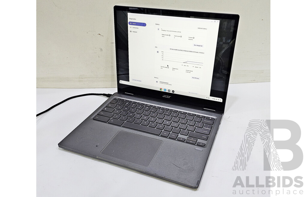 Acer (CP713-3w-31GL) Spin 713 11th Gen Intel Core I3 (1115G4) 1.70GHz-4.10GHz 2-Core CPU 13.5-Inch Chromebook