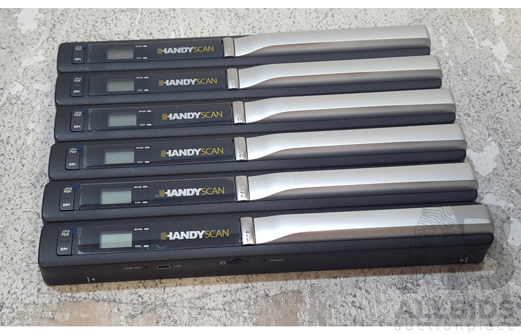 DigiTalk (CI-HS410A) HandyScan Portable Handheld Scanner - Lot of Six